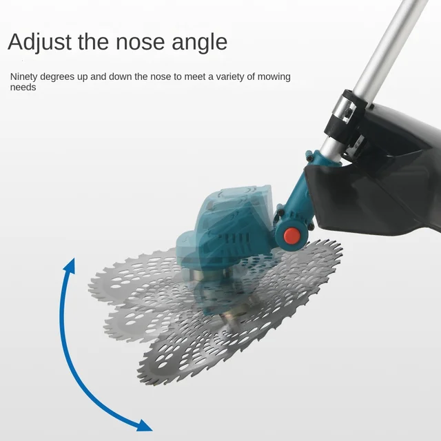 21v 10 Inch Electric Lawn Mower Lithium Battery High Power Brushless Lawn Mower For Cutting Bushes Desbrozadora Batería 예초기 6