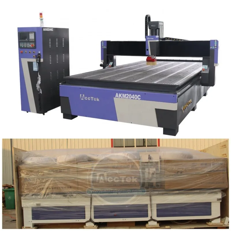 

2023 Updated AccTek CNC Router 2000*4000mm Large Working Area Ferramentas Para Trabalhar Madeira 9000watt