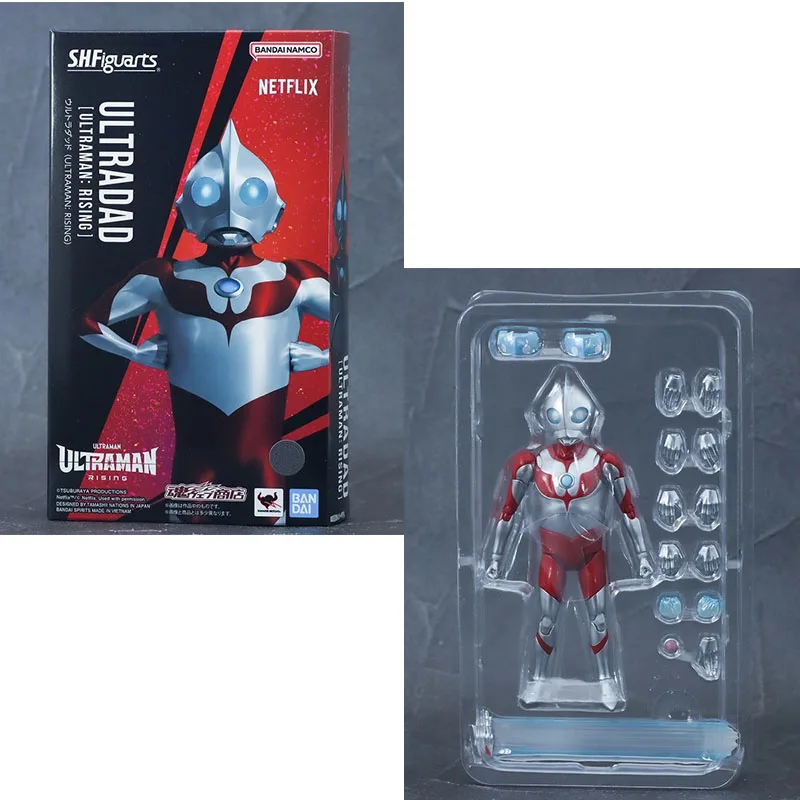 TAMASHII NATIONS S.H.Figuarts Ultraman Rising – Ultradad, Action Figure 12cm, Premium Bandai