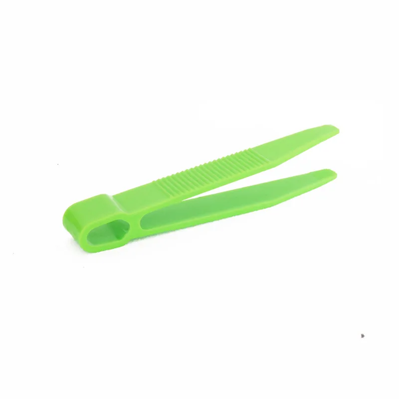 Children's Fine Motion Training Accessories Tweezers Flat Headed Tweezers Color Clip Plastic Children's Toy 10Pcs,tweezer tool,precision tweezers,ceramic tweezers