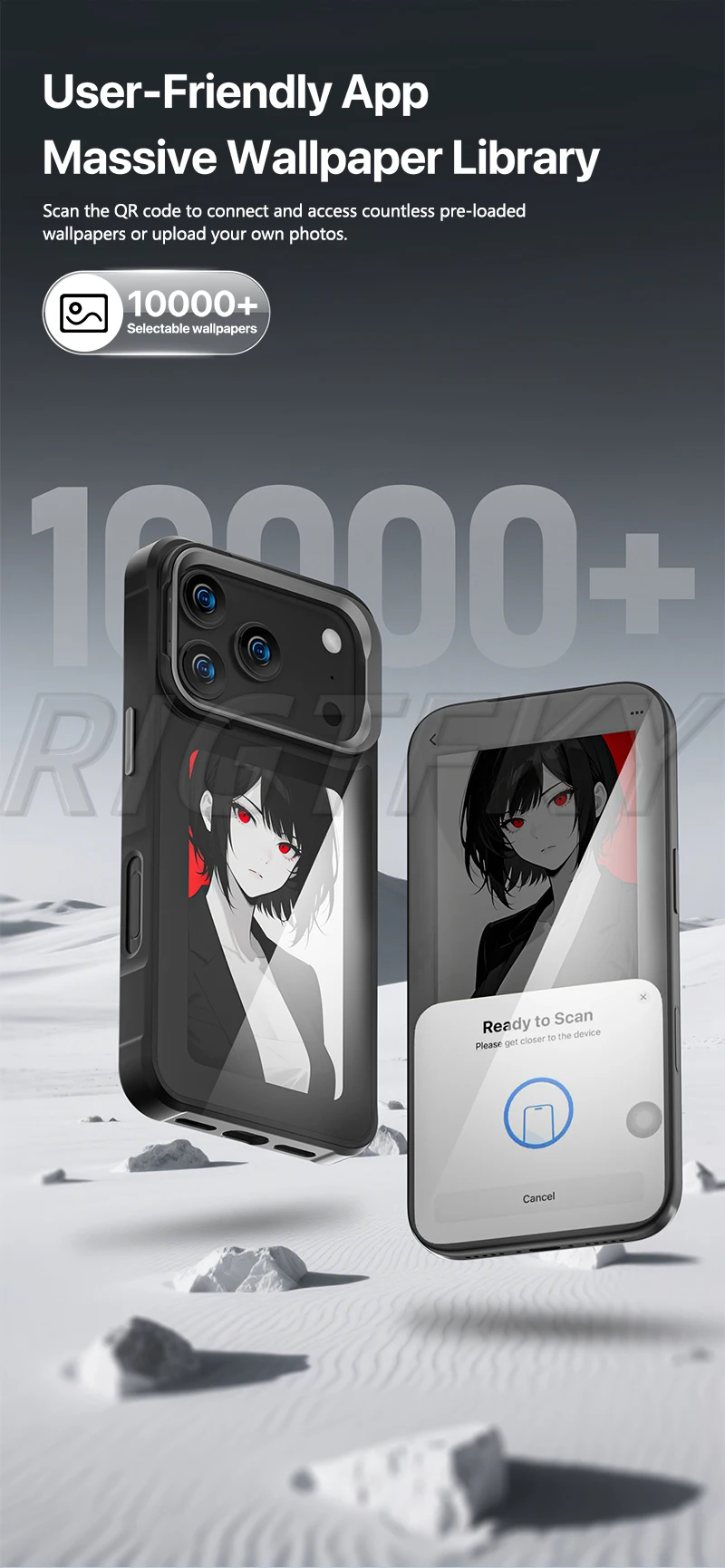 NFC E-ink Case for iPhone 17 Series