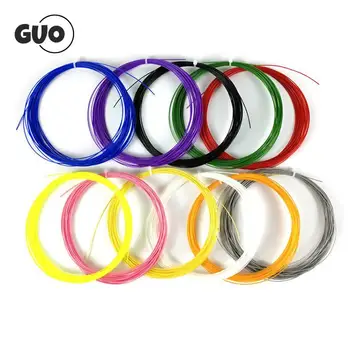 빅 플레이트 레인보우 배드민턴 라인, 고탄성 배드민턴 라인, 11 색 라인, 18-22 파운드, 0.72mm * 10 m