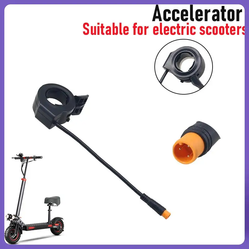 Enhanced Waterproof Thumb Throttle Speed Controller for Electric Scooters and E-Bikes