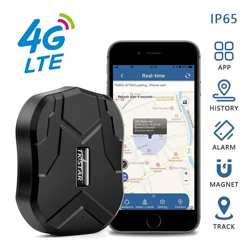 4G GPS for car,GPS Tracker TK905,GPS and AGPS Dual Accurate Positioning