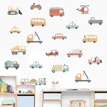 Cartoon Truck Wall Stickers 1