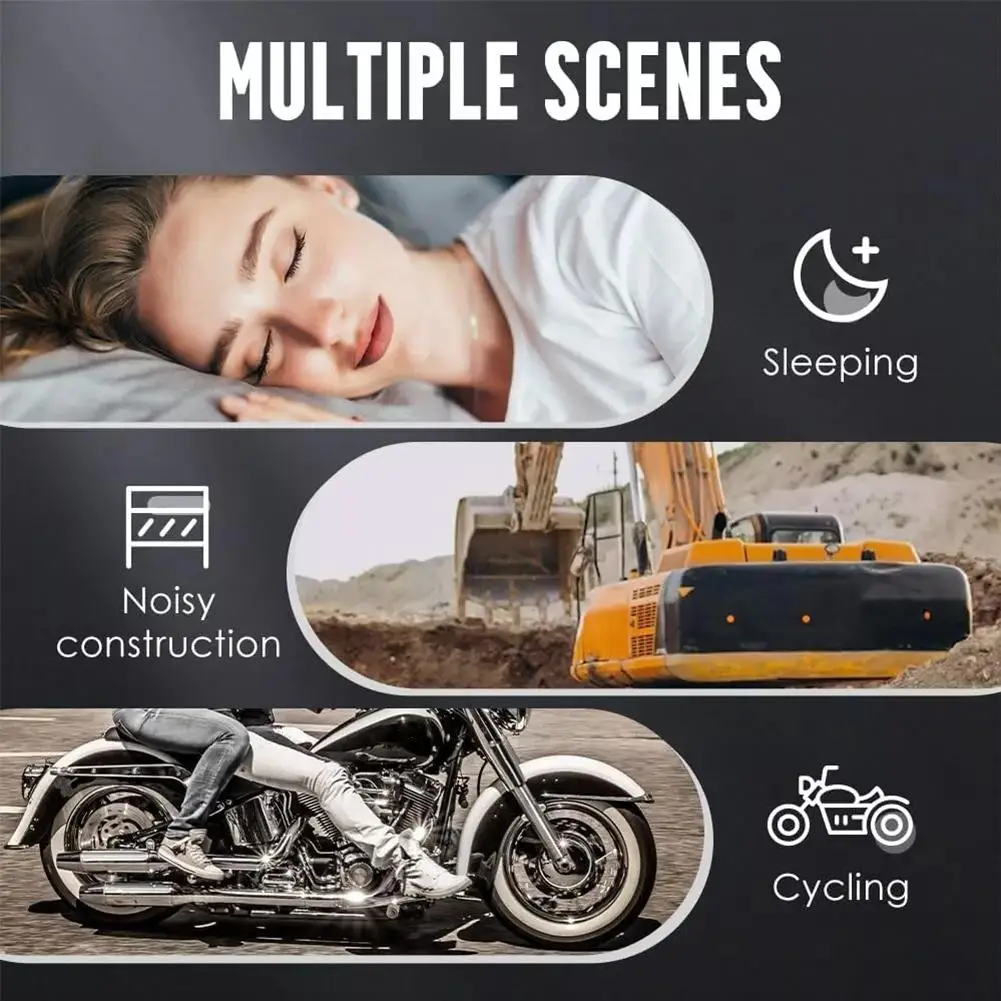 Silicone Noise Reducing Earplugs for Swimming and Sleeping