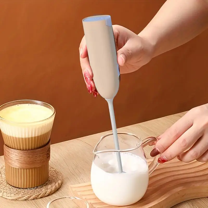 Handheld Milk Frother Battery Operated Drink Mixer For Protein Powder Frother Wand & Matcha Mixer For Toddler Protein Powder