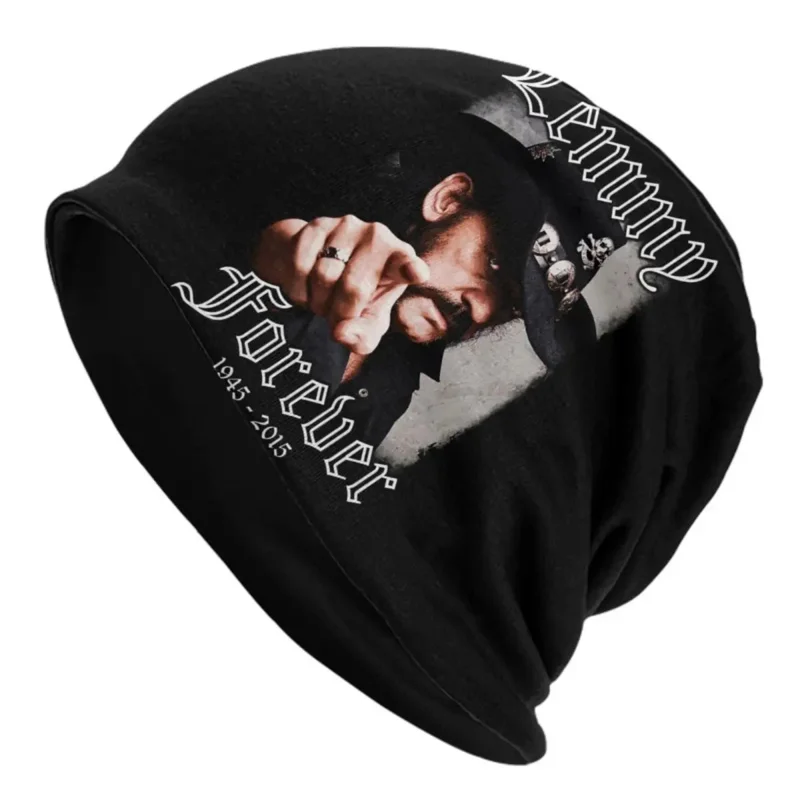 

Retro Rock Singer Lemmys Bonnet Hats Fashion Knit Hat Winter Warm British Rock Music Producer And Actor Skullies Beanies Caps