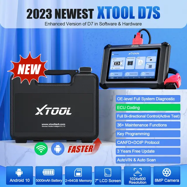 [BEST] XTOOL D7S Auto Diagnostic Tool The Ultimate Solution for Automotive Professionals