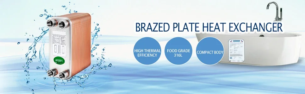 Scambiatore Calore 40 Piastre VEVOR - Acciaio Inox 316L, Per Riscaldamento - Foto 2