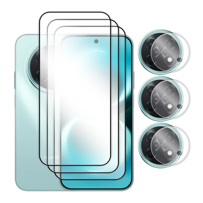 Premium 6-in-1 Tempered Glass Screen Protector with Full 2.5D Coverage