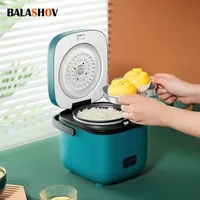 Mini cuiseur à riz automatique cuisine domestique machine de cuisson électrique 1-2 personnes chauffe-plats vapeur 1.2L petit cuiseur à riz 1