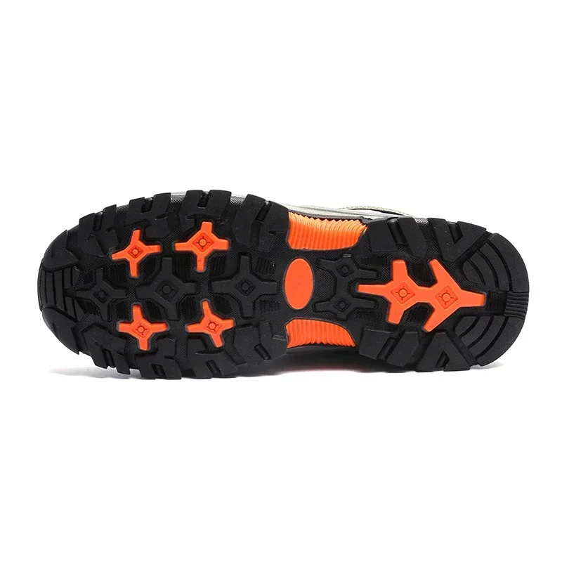 Men Shoes High Top Boot  Outdoor Hiking Boots Men Suede Trekking Rainproof Tactical Combat Military Boots - 4