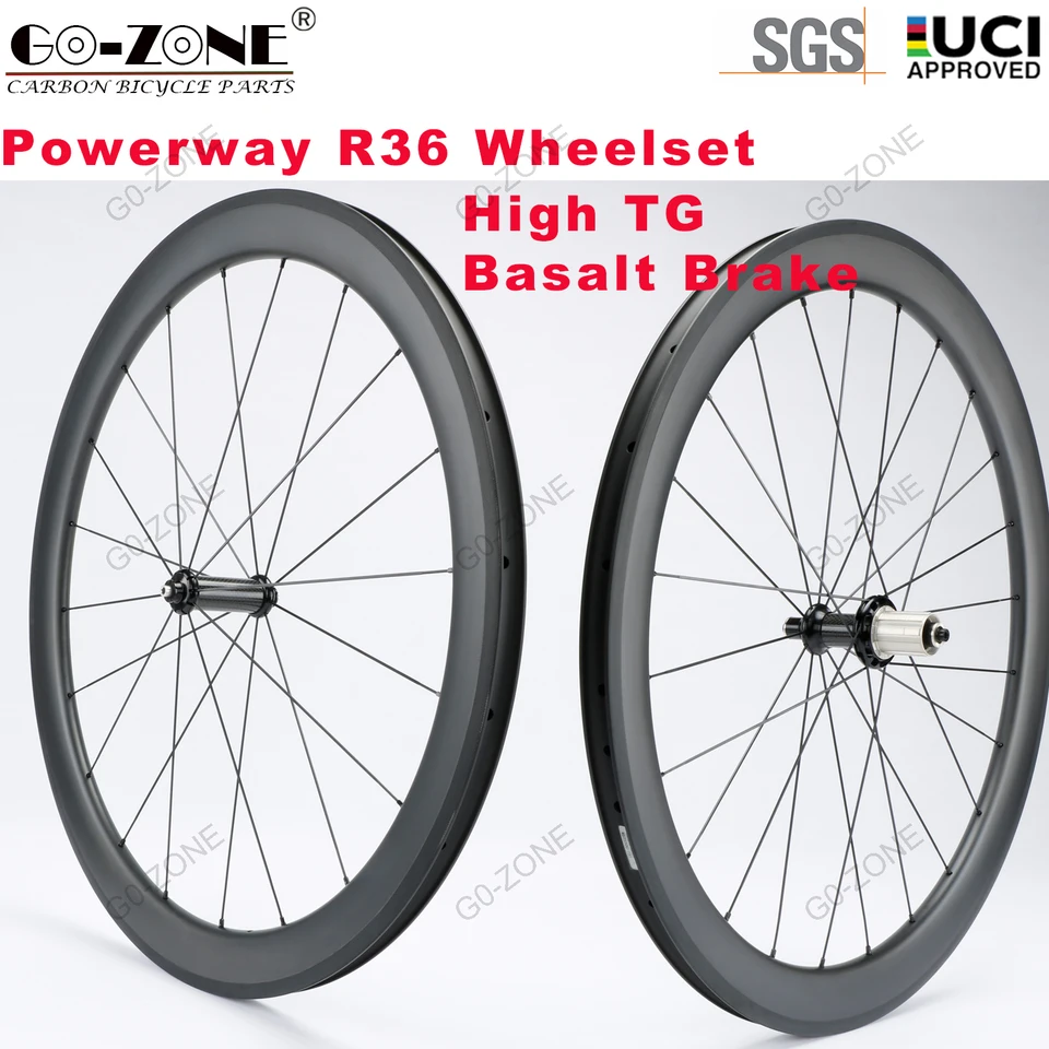 Novatec/powway-カーボンロードバイクホイール,700c