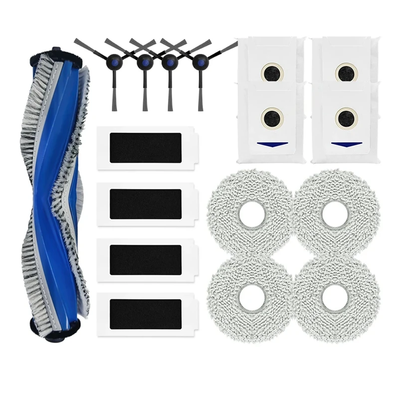 

For Yeedi M12 Pro+ Robot Vacuum Replacement Main Side Brush HEPA Filter Mop Pads Dust Bags Spare Parts
