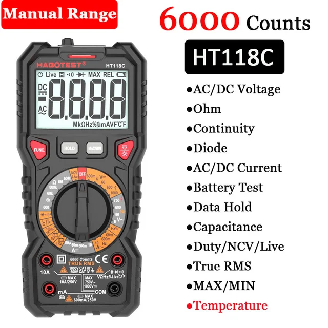 HT118C 6000 counts