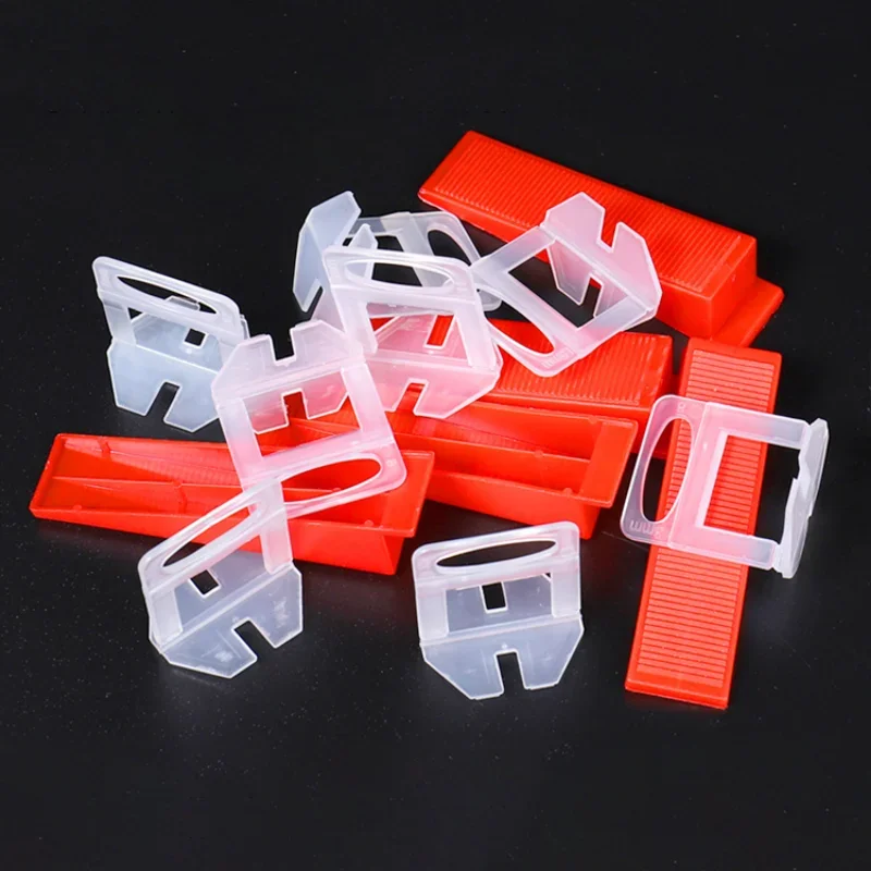 

System Construction Laying Tile Leveler 100pcs For Leveling Parts Clip Base Tools