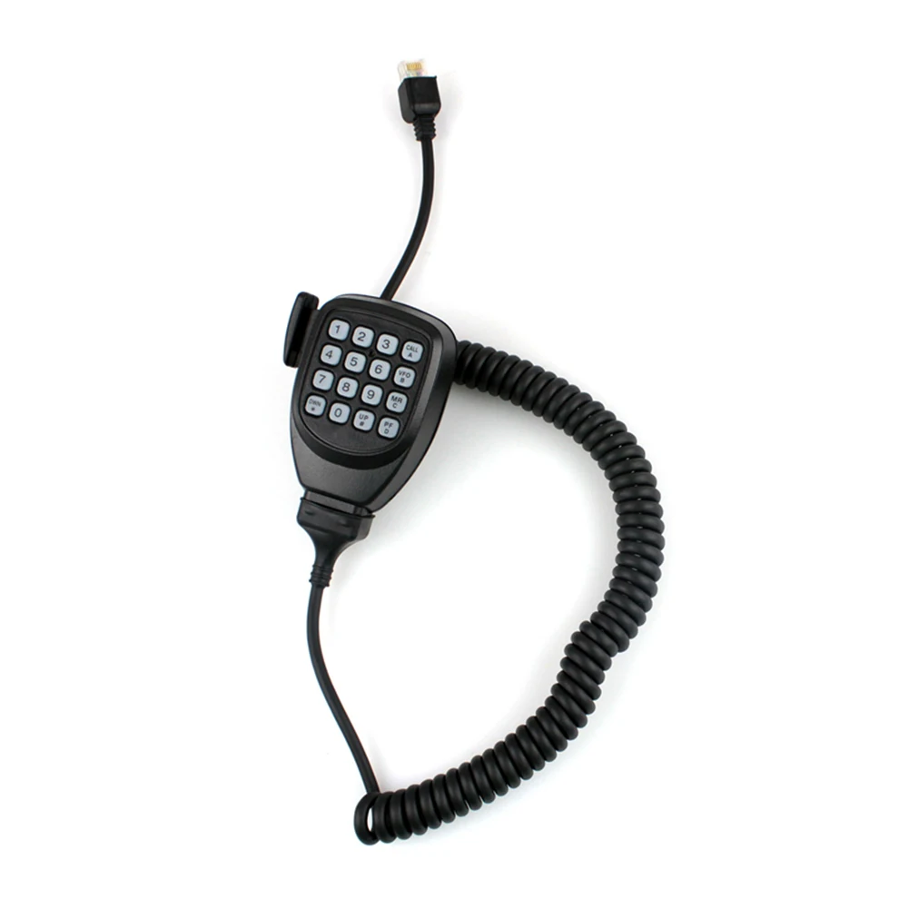 8 Pin Microphone Cable Easy To Install Mic Cable Cord Heavy Duty Coiled Walkie Talkie Parts for KMC-30 for Kenwood KMC-32 KMC-35