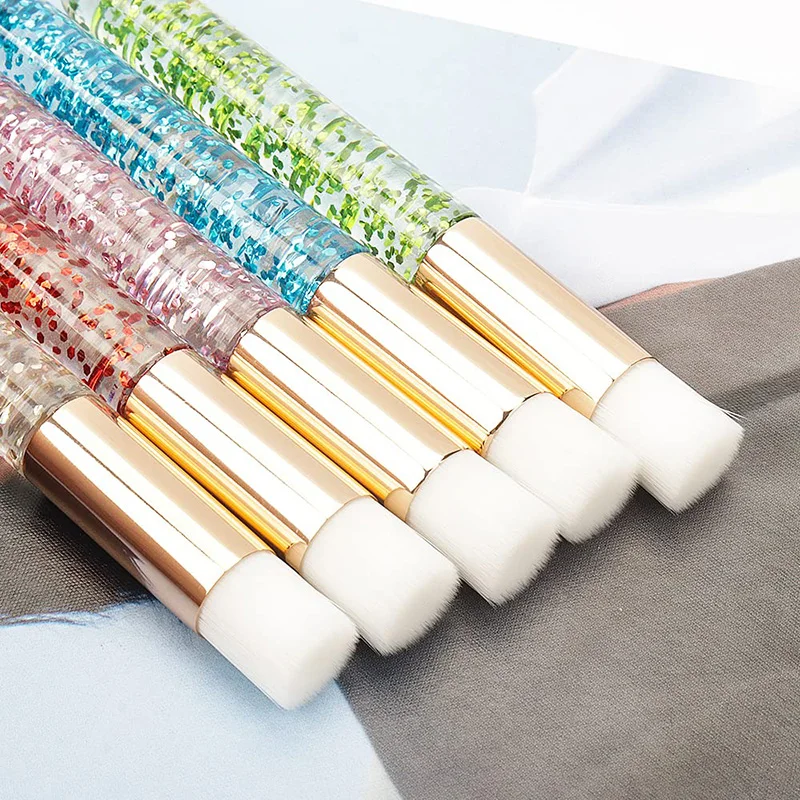 30/50/100pcs Eyelash Cleaning Brushes for Eyelash Extensions Glitter Lash Shampoo Brushes Nose Pore Cleansing Makeup Tools 5