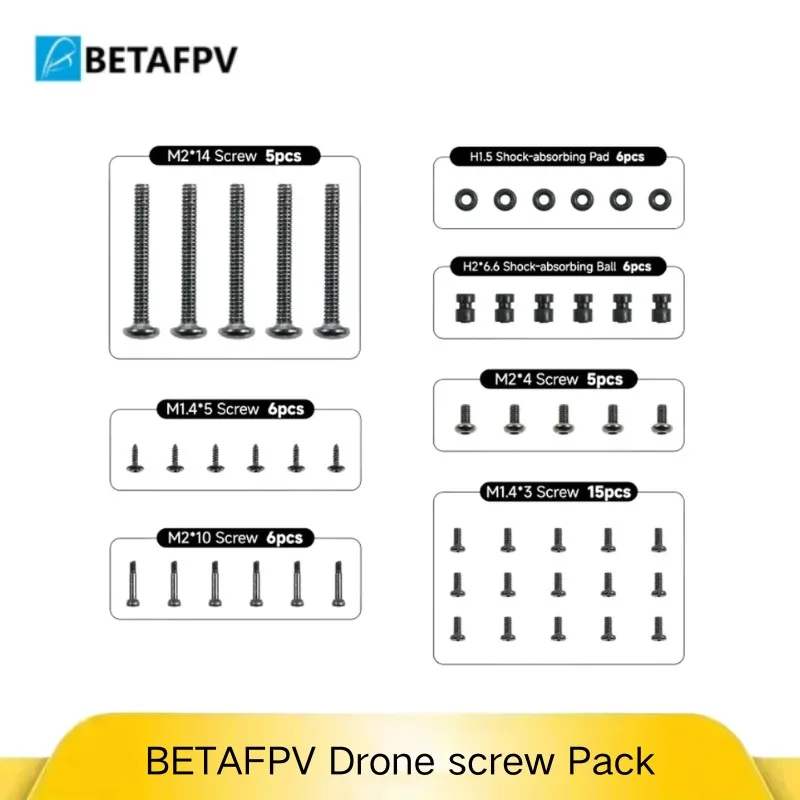 Set de coques de protection pour drones FPV Meteor65 et Cetus X en silicone souple