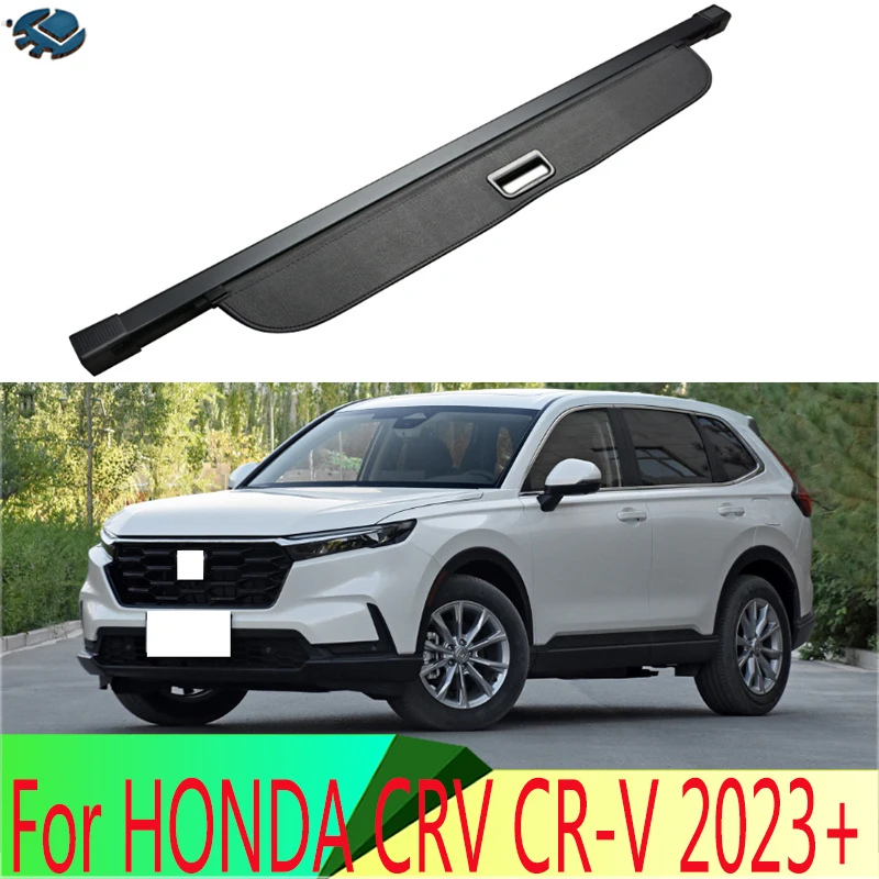 For Honda Crv Crv 2023+ Aluminum+canvas Rear Cargo Cover Privacy Trunk