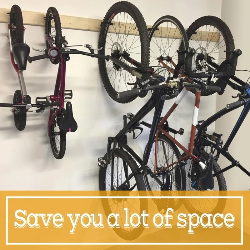Универсальные велосипедные крючки. Эффективные крючки для хранения велосипедов, 6 шт., для стен и потолка гаража.