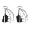 1 Pair Stainless  Riding Safety Stirrups Iron for English Saddles 3