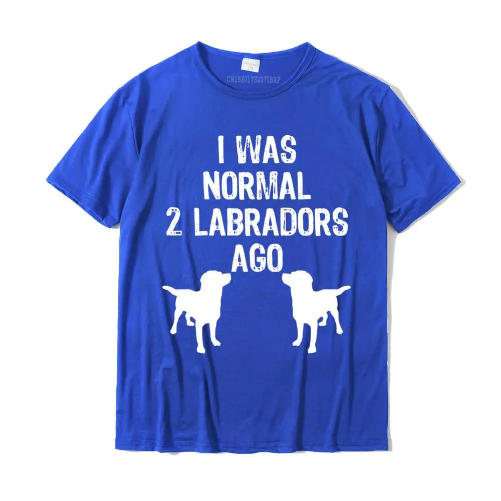 cosie All Cotton Tshirts for Men Short Sleeve Casual Tees Fashion Autumn Crew Neck Tee Shirt Customized Drop Shipping I Was Normal 2 Labradors Ago Funny Retriever Pullover Hoodie__24484 blue