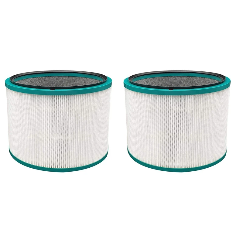 

2X Air Purifier Filter Replacement For Dyson HP00 HP01 HP02 HP03 DP01 DP03 Desk Purifiers Compatible With Part 968125-03