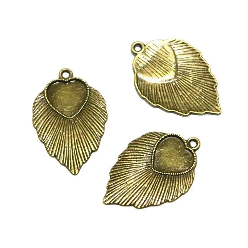

30Pcs10*10MM Antique Bronze Plated Zinc Alloy Base Setting Pendants Diy Jewelry Accessories