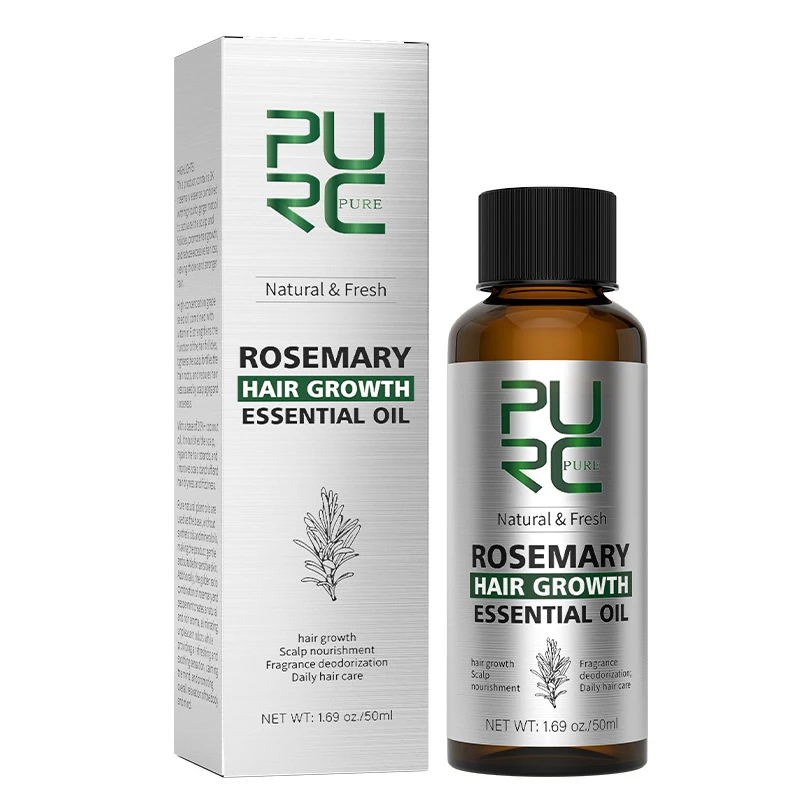 로즈마리 헤어 케어 에센셜 오일, 모발 거칠기 개선, 손상 복구, 부드러운 회복, 모든 모발 유형 및 두피 트리트먼트, 50ml