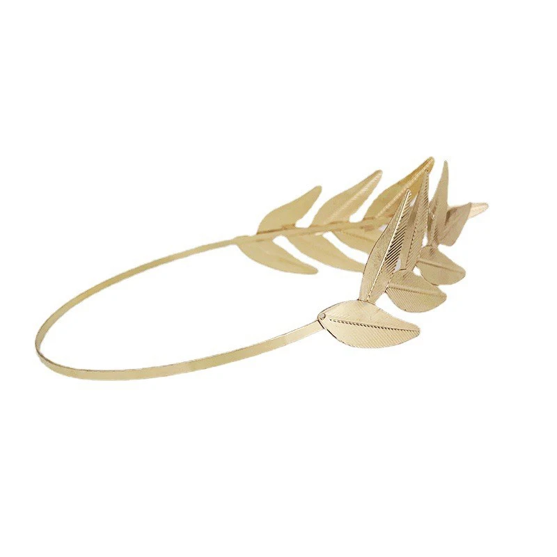 Hair Band Crown Unique Leaf Headwear Bridal Wedding Dress Accessories Hair Band Crown Suitable For Lndian Women Headwear