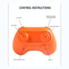 RC Plane Remote Control Pterosaur 2.4Ghz 2 Channels DIY RC Pterosaur Control EPP Foam Glider Toys (Two Batteries) A 5