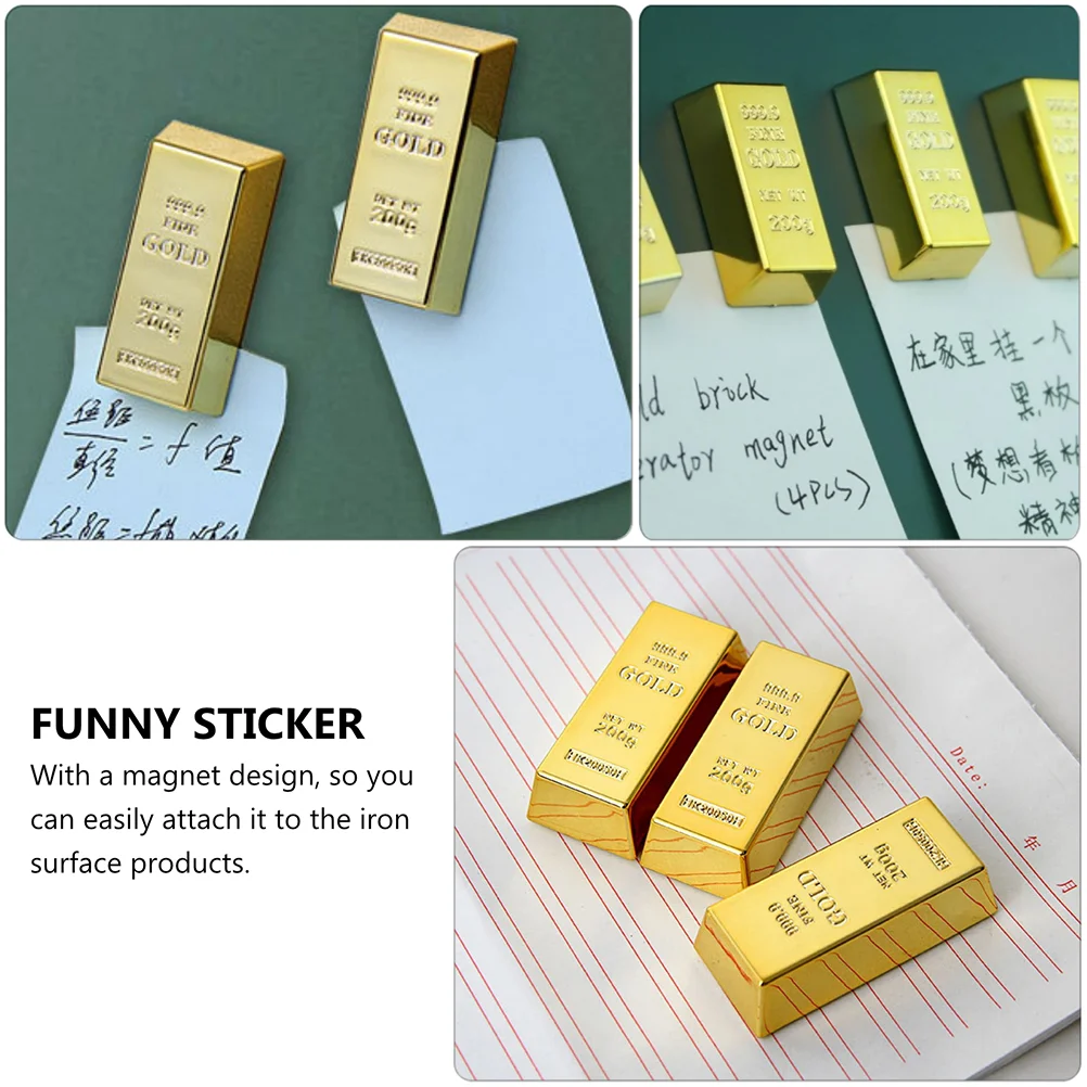 Gold Bar Fridge Magnet - Image 2