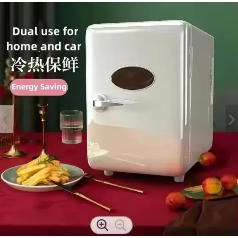 4L Mini Multifunctional Car Refrigerator Small Refrigerated Cosmetics Fridge Beverage Refrigerator Portable Car Home Camping냉동고 2