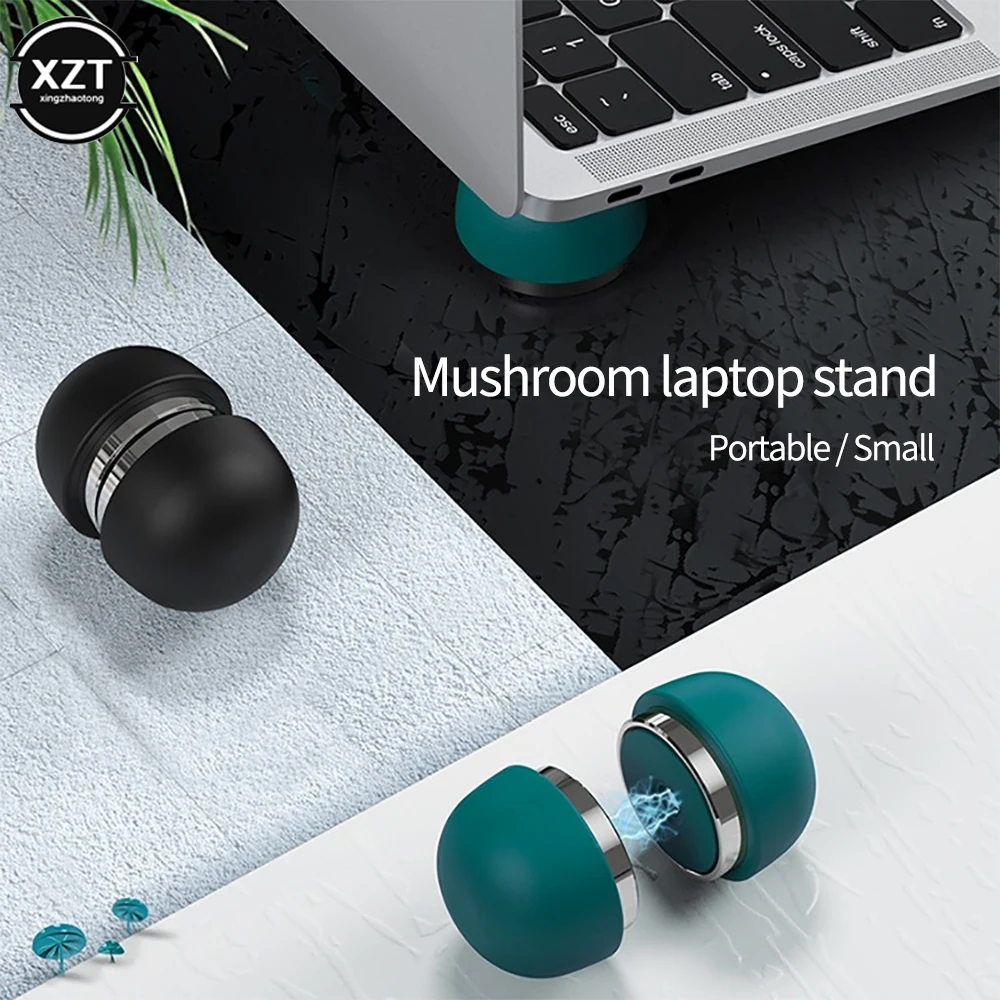 Suporte do Portátil Notebook Acessórios Portátil Cogumelo Titular Dobrável Mini Cooler Suporte para Macbook Pro Suporte de ar