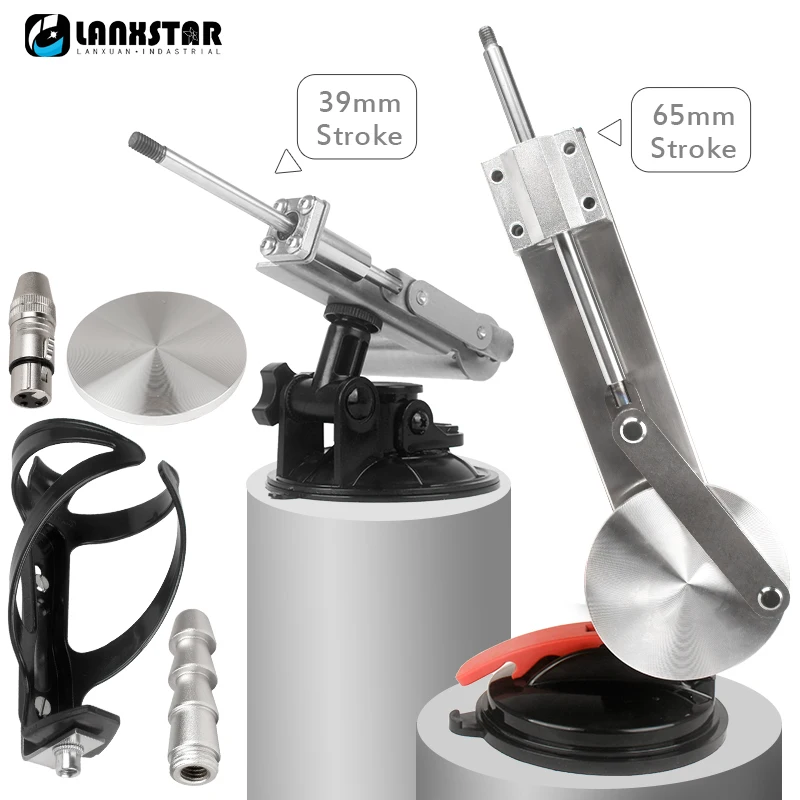 Attuatore Lineare Telescopico 65Mm/39Mm Corsa Mini Grande Spinta Meccanismo Alternativo Motore Connettore 3Xlr Coca Cola Cup 60Mm/80Mplate