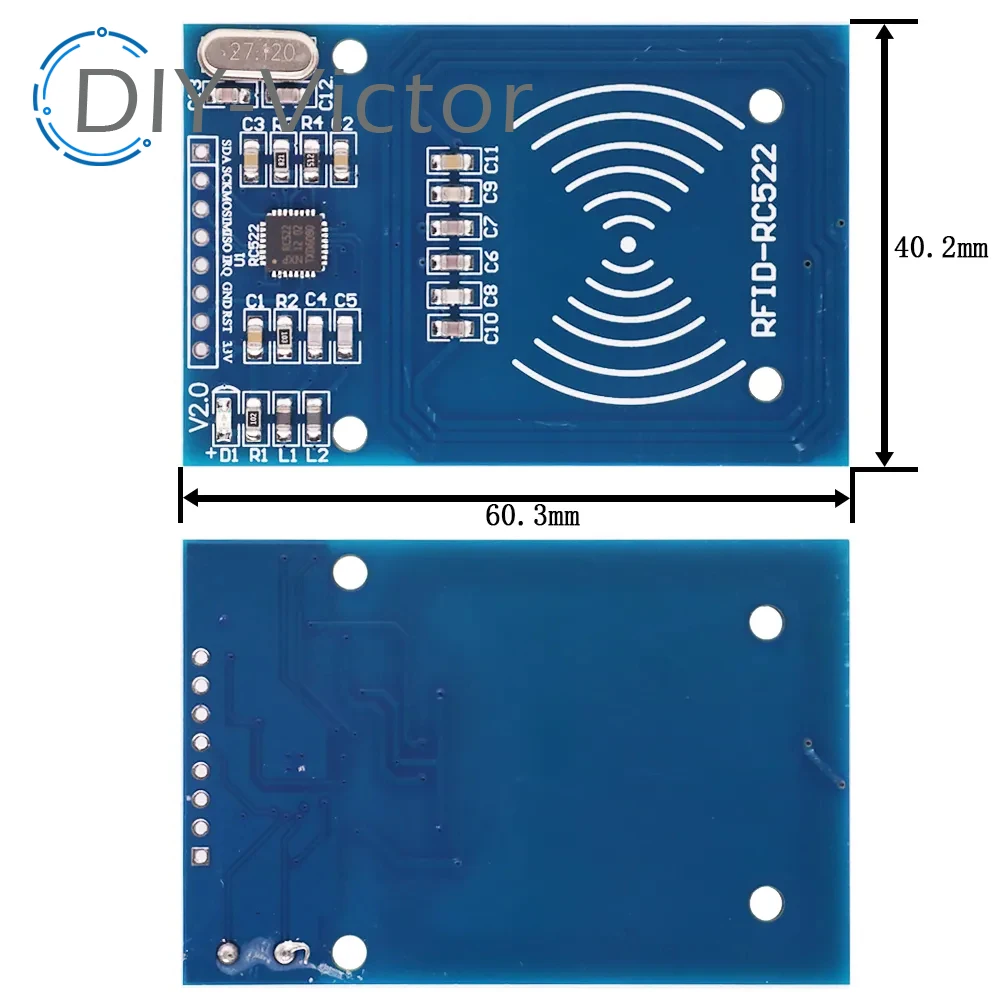 Advanced RFID/NFC Module Kit with Tags and SPI Read/Write Capability