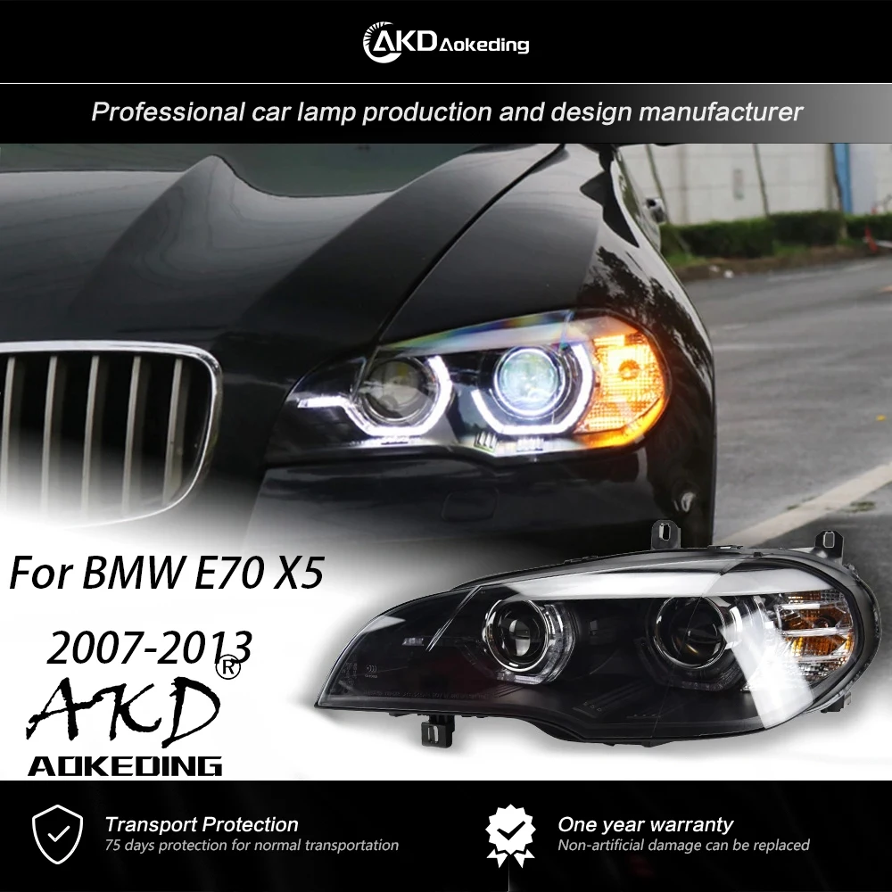 

Лампа Налобная AKD для BMW X5 E70, фары 2007-2013 E70