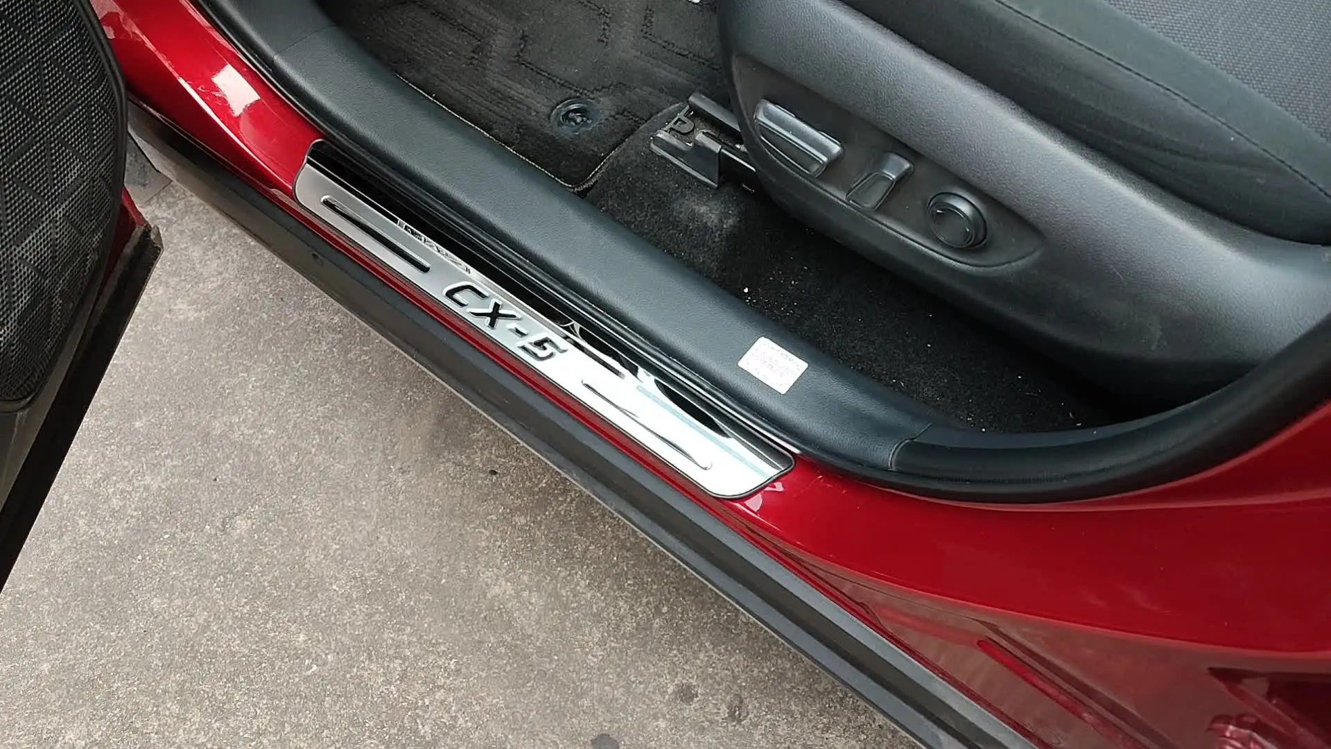 Roestvrij Staal Auto Dorpel Beschermer, Voor Mazda CX-5 CX5 2017-2024, Dorpel Welkom Pedaal Strip Cover, Auto Deur Beschermer Dorpel Platen Krasbestendige Drempel,8pcs