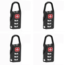 Mini Alloy Anti - Theft Combination Padlock for Travel and Outdoor Use (4PCS)