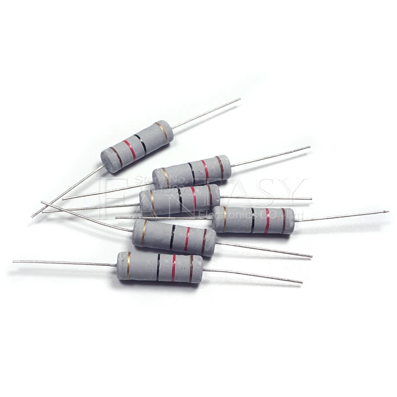 5W 5% Carbon Film Resistor 1R-1M 2.2R 10R 22R 47R 51R 100R 150R 470R 1K 4.7K 10K 47K 1 2.2 10 22 47 51 100 150 470 ohm 10pcs