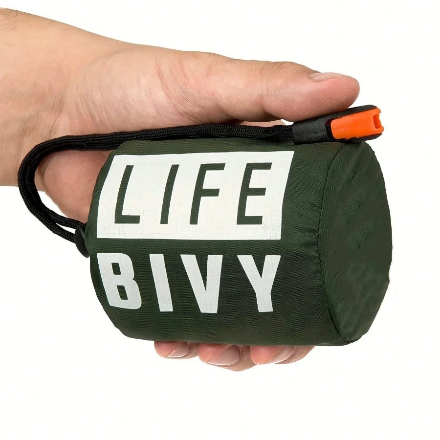 Portable Waterproof Emergency Survival Sleeping Bag Outdoor Edc Camping Gear Thermal Sack First Aid Rescue Kit Mylar Blanket