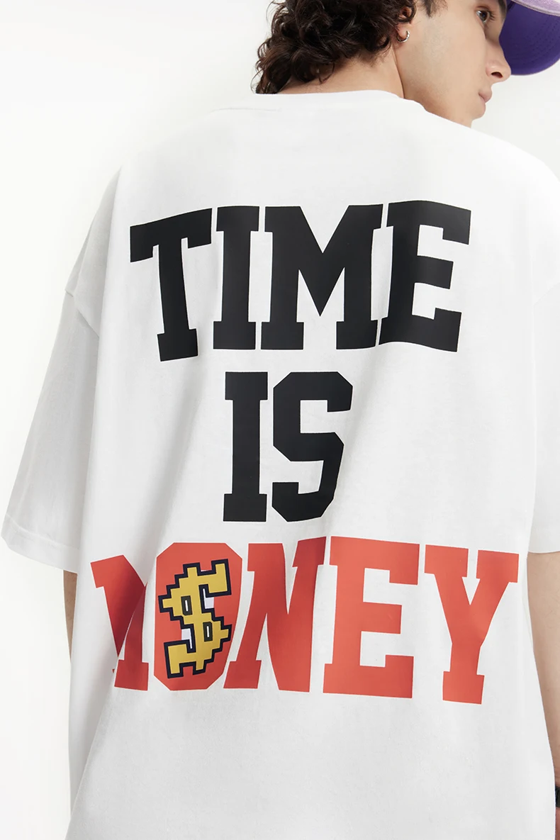 INFLATION Glow-in-the-Dark Doberman Print T-Shirt American Streetwear Loose Fit 100% Cotton Short Sleeve for Men