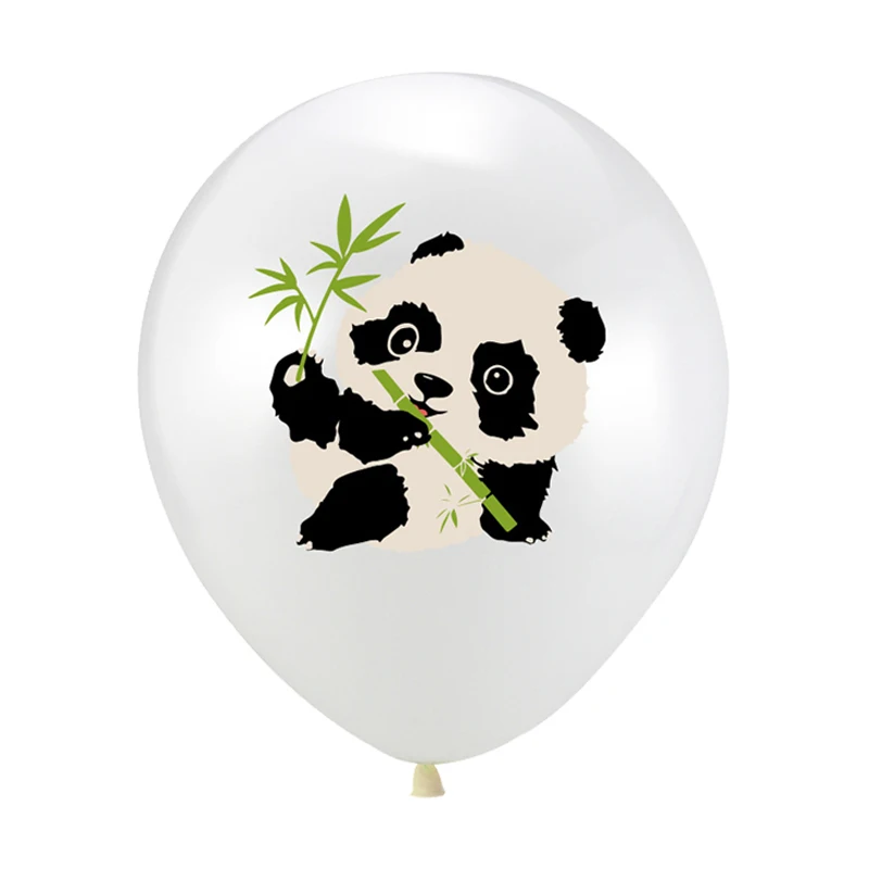 10 stücke Nette Panda Latex Ballons Kinder Kinder Geburtstag Party Dekoration 12 Zoll Baby Dusche Tier Aufblasbare Ballon Partys supp – Detail 6