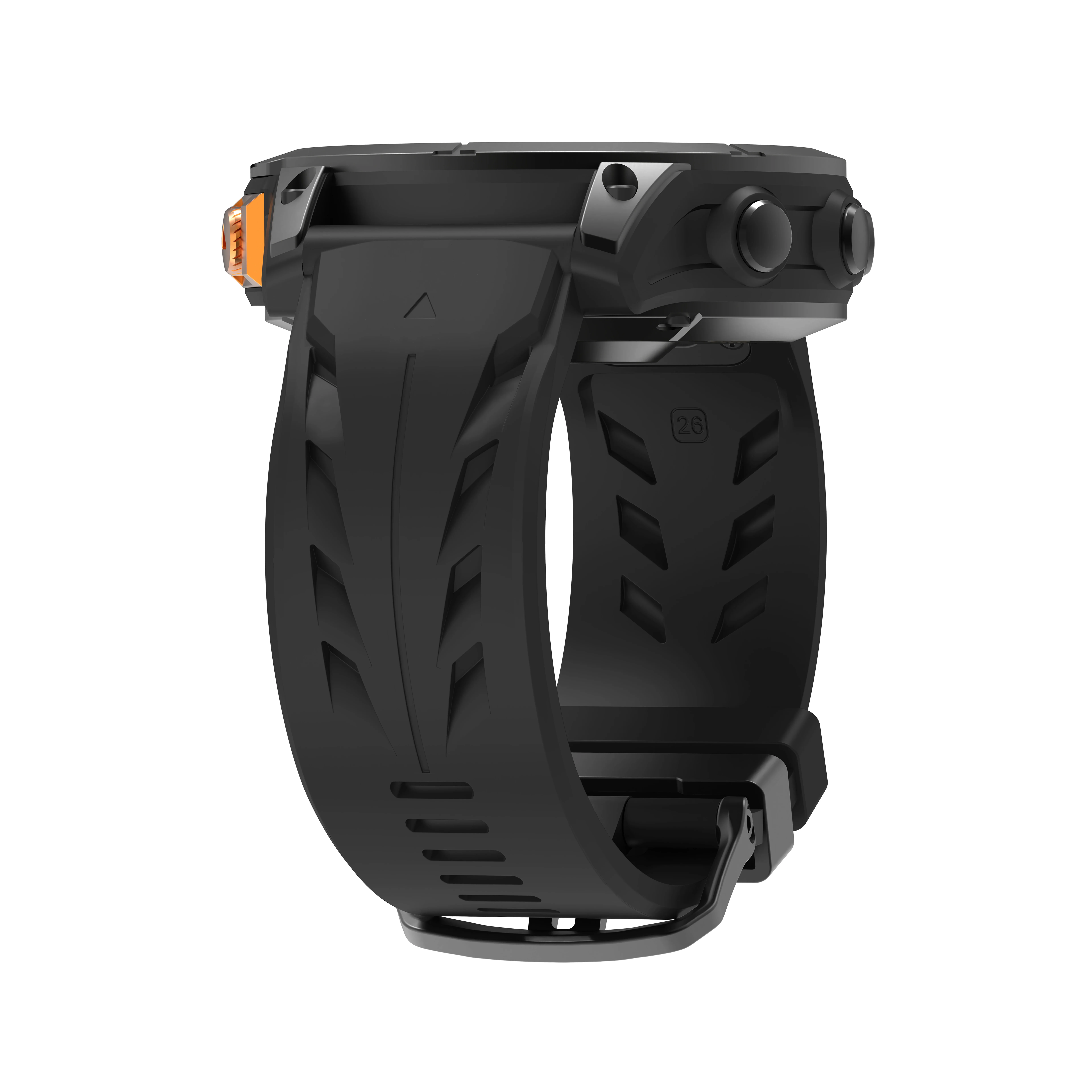 Silicone Sports Strap - QuickFit 22mm Watch Band, Universal Fit