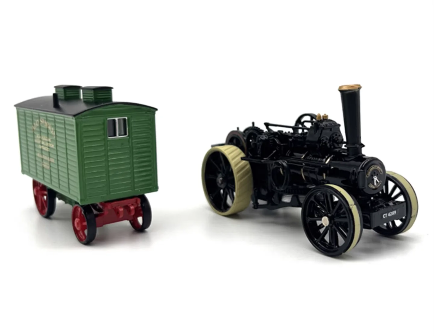 

1/76 OO Scale Alloy Car BB1 Ploughing Machine Tractors Scene Miniature Collection Sand Table Landscape