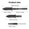 Metal Detector Digging Tools Serrated Edge Digger With Sheath Stainless Steel Garden Shovel Knife Extended Handle Camping Supply 6