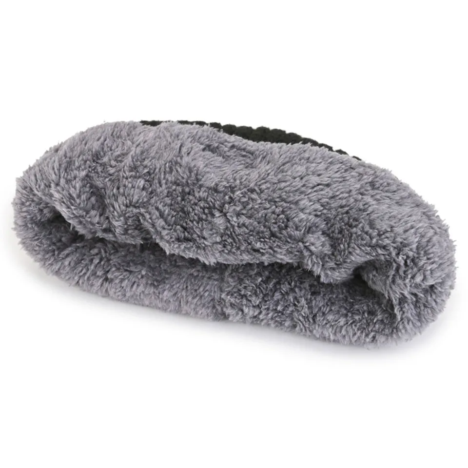 Winter Hat Men Knitted Anti-cold Padded