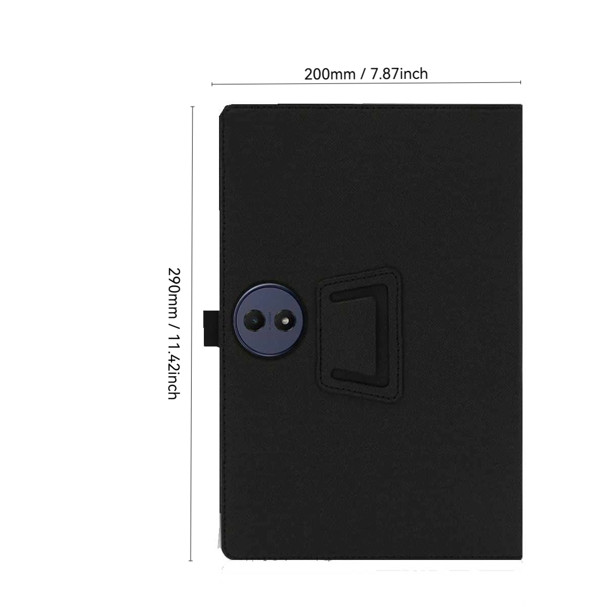 Premium PU Leather Folding Case with Pen Holder and Wrist Strap